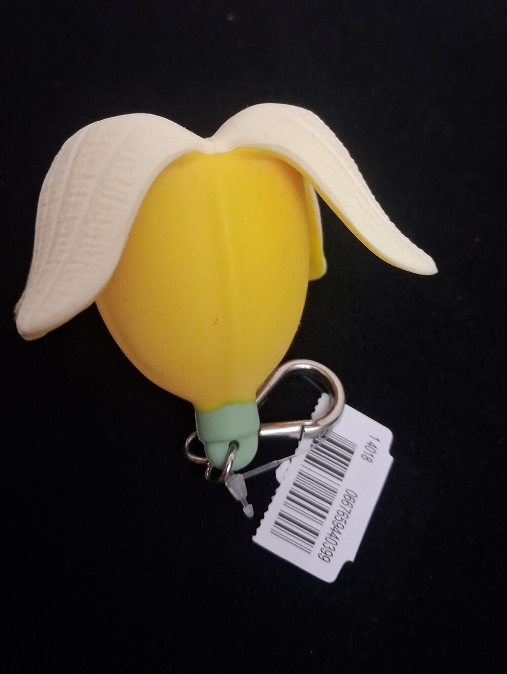 Bath & Body Works Yellow Banana Peel Pocket-bac Holder Clips On Bags, Bookbags..